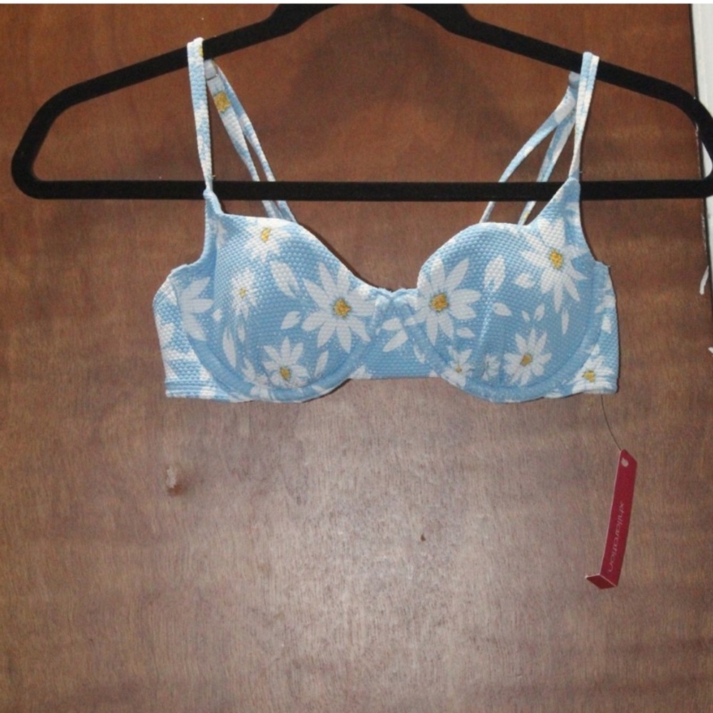 Bikini top daisy print